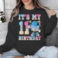 It's My 11th Birthday Baseball Ice Cream Drip Theme Unisex Sweatshirt