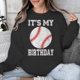 It’s My Birthday Baseball Vintage Style Unisex Sweatshirt