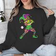 Jester Baseball Mardi Gras Carnival Sport Men Boy Teen Kids Unisex Sweatshirt