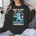 Just A Boy Who Loves Axolotls & Baseball Unisex Sweatshirt Just A Boy Who Loves Axolotls & Baseball Unisex Sweatshirt
