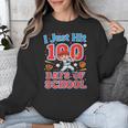 I Just Hit 100 Days Of School Baseball 100th Day Boys Kids Unisex Sweatshirt I Just Hit 100 Days Of School Baseball 100th Day Boys Kids Unisex Sweatshirt