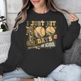 I Just Hit 100 Days Of School Camo Baseball Boy Kids Teacher Unisex Sweatshirt