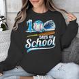 Kid 100 Days Of School Drip Baseball Ice Cream 100th Day Boy Unisex Sweatshirt