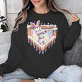 Kids Happy Easter Bunny Playing Baseball Boy Ice Cream Drip Unisex Sweatshirt Kids Happy Easter Bunny Playing Baseball Boy Ice Cream Drip Unisex Sweatshirt