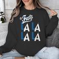 LA Baseball Fan Christmas FA La La Holiday Blue Theme Unisex Sweatshirt LA Baseball Fan Christmas FA La La Holiday Blue Theme Unisex Sweatshirt