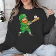 Leprechaun Playing Baseball St Patricks Day Men Boys Kids Unisex Sweatshirt