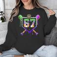 Mardi Gras Baseball Carnival Party Ice Cream Drip Boys Unisex Sweatshirt Mardi Gras Baseball Carnival Party Ice Cream Drip Boys Unisex Sweatshirt