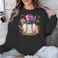 Mardi Gras Baseball Jester Hat Fleur De Lis Boys Girls Kids Unisex Sweatshirt Mardi Gras Baseball Jester Hat Fleur De Lis Boys Girls Kids Unisex Sweatshirt