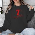 Number 7 Years Baseball 7TH Birthday Unisex Sweatshirt Number 7 Years Baseball 7TH Birthday Unisex Sweatshirt
