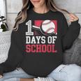 Retro 100 Days Of School Baseball Teacher Student 100 Days Unisex Sweatshirt Retro 100 Days Of School Baseball Teacher Student 100 Days Unisex Sweatshirt