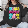 Retro Mama Mommy Mom Bruh Baseball Women Girls Unisex Sweatshirt Retro Mama Mommy Mom Bruh Baseball Women Girls Unisex Sweatshirt