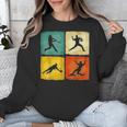 Retro Style Baseball Lover Playing Men Women Kids Baseball Unisex Sweatshirt
