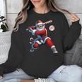 Santa Baseball Six Seven 6 7 Meme Christmas Men Boys Player Unisex Sweatshirt Santa Baseball Six Seven 6 7 Meme Christmas Men Boys Player Unisex Sweatshirt