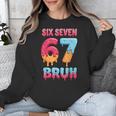 Six Seven Bruh 67 Ice Cream Drip Baseball For Men Women Kids Unisex Sweatshirt