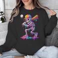 Skelton Playing Baseball Halloween Baseball Drip Boys Kids Unisex Sweatshirt Skelton Playing Baseball Halloween Baseball Drip Boys Kids Unisex Sweatshirt