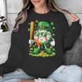 St Patricks Day Baseball Ice Cream Baseball Player Cartoon Unisex Sweatshirt St Patricks Day Baseball Ice Cream Baseball Player Cartoon Unisex Sweatshirt