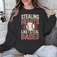 Stealing Hearts Like I Steal Bases Baseball Valentine Retro Unisex Sweatshirt Stealing Hearts Like I Steal Bases Baseball Valentine Retro Unisex Sweatshirt