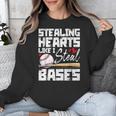 Stealing Hearts Like I Steal Bases Baseball Valentines Unisex Sweatshirt Stealing Hearts Like I Steal Bases Baseball Valentines Unisex Sweatshirt