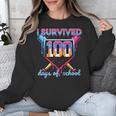 I Survived 100 Days Of School Baseball Boys Students Unisex Sweatshirt I Survived 100 Days Of School Baseball Boys Students Unisex Sweatshirt