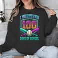 I Survived 100 Days Of School Baseball Drip Unisex Sweatshirt I Survived 100 Days Of School Baseball Drip Unisex Sweatshirt