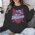 Team Boricua Puerto Rico Baseball Coqui Frog Pava Hat Fan Unisex Sweatshirt Team Boricua Puerto Rico Baseball Coqui Frog Pava Hat Fan Unisex Sweatshirt