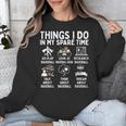 Things I Do In My Spare Time Baseball Lover Unisex Sweatshirt Things I Do In My Spare Time Baseball Lover Unisex Sweatshirt