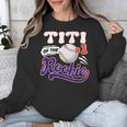 Titi Rookie Of Year 1st Birthday Baseball Theme Matching Unisex Sweatshirt