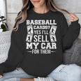 Trading Card Collector Cardboard Baseball Card Collector Unisex Sweatshirt