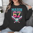 Trendy Mason 67 Mem Ice Cream Drip Baseball Birthday Costume Unisex Sweatshirt
