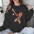 Ugly Christmas Sweater Gingerbread Baseball Toddler Kids Unisex Sweatshirt Ugly Christmas Sweater Gingerbread Baseball Toddler Kids Unisex Sweatshirt