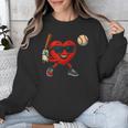 Valentines Day Baseball Red Heart Love Boys Kids Tee Unisex Sweatshirt Valentines Day Baseball Red Heart Love Boys Kids Tee Unisex Sweatshirt