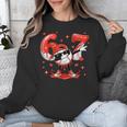 Valentines Day Six Seven Baseball 6 7 Meme Dab Heart Boys Unisex Sweatshirt Valentines Day Six Seven Baseball 6 7 Meme Dab Heart Boys Unisex Sweatshirt