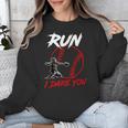 Vintage Baseball Catcher Boys Go Ahead Run I Dare You Unisex Sweatshirt