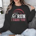 Vintage Humor Baseball Apparel Run I Dare You Unisex Sweatshirt Vintage Humor Baseball Apparel Run I Dare You Unisex Sweatshirt