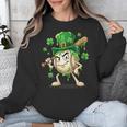 Women's St Patricks Day Baseball Leprechaun Shamrock Player Boys Kid Unisex Sweatshirt Women's St Patricks Day Baseball Leprechaun Shamrock Player Boys Kid Unisex Sweatshirt