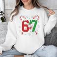 67 Baseball Christmas Candy Cane Snowflake Holiday Sports Unisex Sweatshirt 67 Baseball Christmas Candy Cane Snowflake Holiday Sports Unisex Sweatshirt