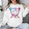 9th Birthday Boys Baseball Ice Cream Drip Boys Baseball Unisex Sweatshirt