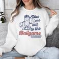 Take Me Out To The Ball Game Retro Peanuts Baseball Sports Unisex Sweatshirt Take Me Out To The Ball Game Retro Peanuts Baseball Sports Unisex Sweatshirt