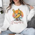 Bananas Baseball Sunset Retro Fruit Sports Boys Kids Men Premium Tri-Blend Unisex Sweatshirt Bananas Baseball Sunset Retro Fruit Sports Boys Kids Men Premium Tri-Blend Unisex Sweatshirt
