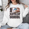 Baseball 100 Days Of School Happy 100th Day Teachers Kids Unisex Sweatshirt Baseball 100 Days Of School Happy 100th Day Teachers Kids Unisex Sweatshirt