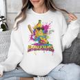 Baseball Banana Splatter Sports Kids Teens Premium Tri-Blend Unisex Sweatshirt