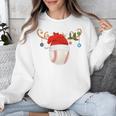 Baseball Christmas Reindeer Santa Hat Sports Player Xmas Unisex Sweatshirt Baseball Christmas Reindeer Santa Hat Sports Player Xmas Unisex Sweatshirt