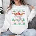 Baseball Christmas Ugly Sweater Santa Sport Men Kids Unisex Sweatshirt