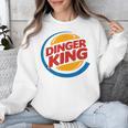 Baseball Dinger King Logo For Home Run Players And Fan Unisex Sweatshirt Baseball Dinger King Logo For Home Run Players And Fan Unisex Sweatshirt