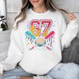 Baseball Drip 6 7 Number 67 Six Seven Meme Boys Kids Unisex Sweatshirt Baseball Drip 6 7 Number 67 Six Seven Meme Boys Kids Unisex Sweatshirt