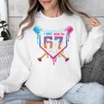 Baseball Drip I Was 6 Now I'm 7 67 Meme 7th Birthday Unisex Sweatshirt