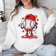 Baseball Drip Valentines Unisex Sweatshirt Baseball Drip Valentines Unisex Sweatshirt