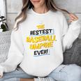 Best Baseball Umpire Job Occupation Premium Tri-Blend Unisex Sweatshirt