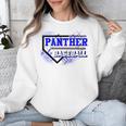 Blue Panther Baseball Home Plate Game Day Mascot Panther Unisex Sweatshirt Blue Panther Baseball Home Plate Game Day Mascot Panther Unisex Sweatshirt