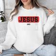This Boy Runs On Jesus And Baseball Christian Baseball Unisex Sweatshirt